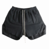 Leather Rick Owens Merch Short